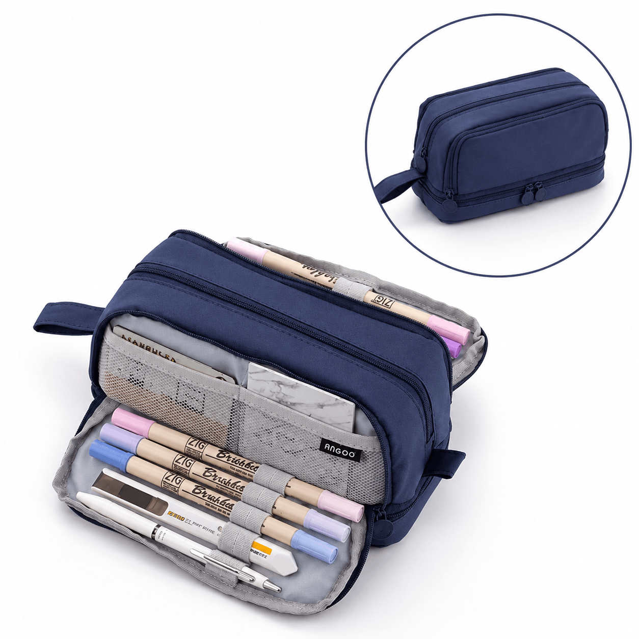 Big capacity zipper pencil bag - 2026 Edition