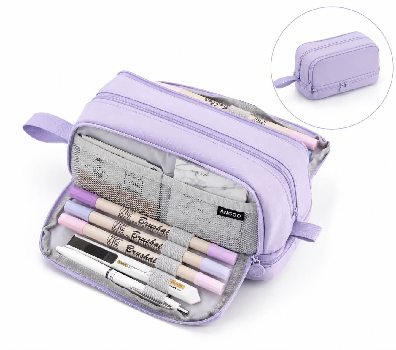 Big capacity zipper pencil bag - 2026 Edition