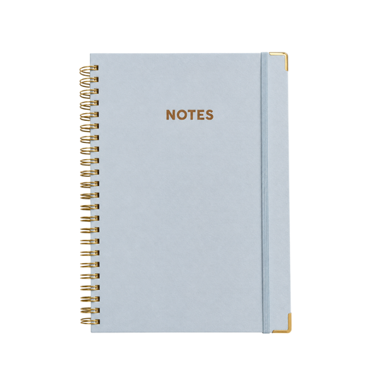 Personalised Hardcover A4 Spiralbound Notebook with PU leather cover