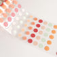 Washi dot sticker roll - Autumn colours