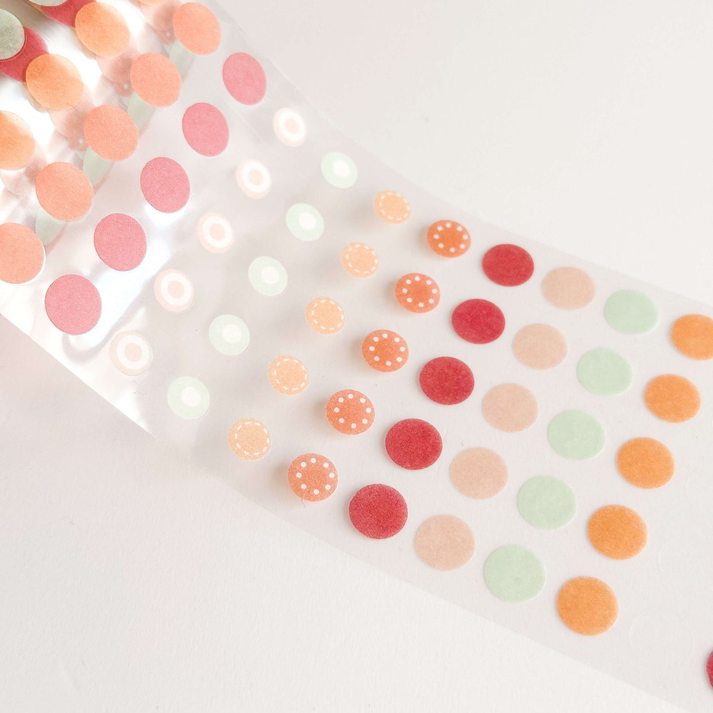Washi dot sticker roll - Autumn colours