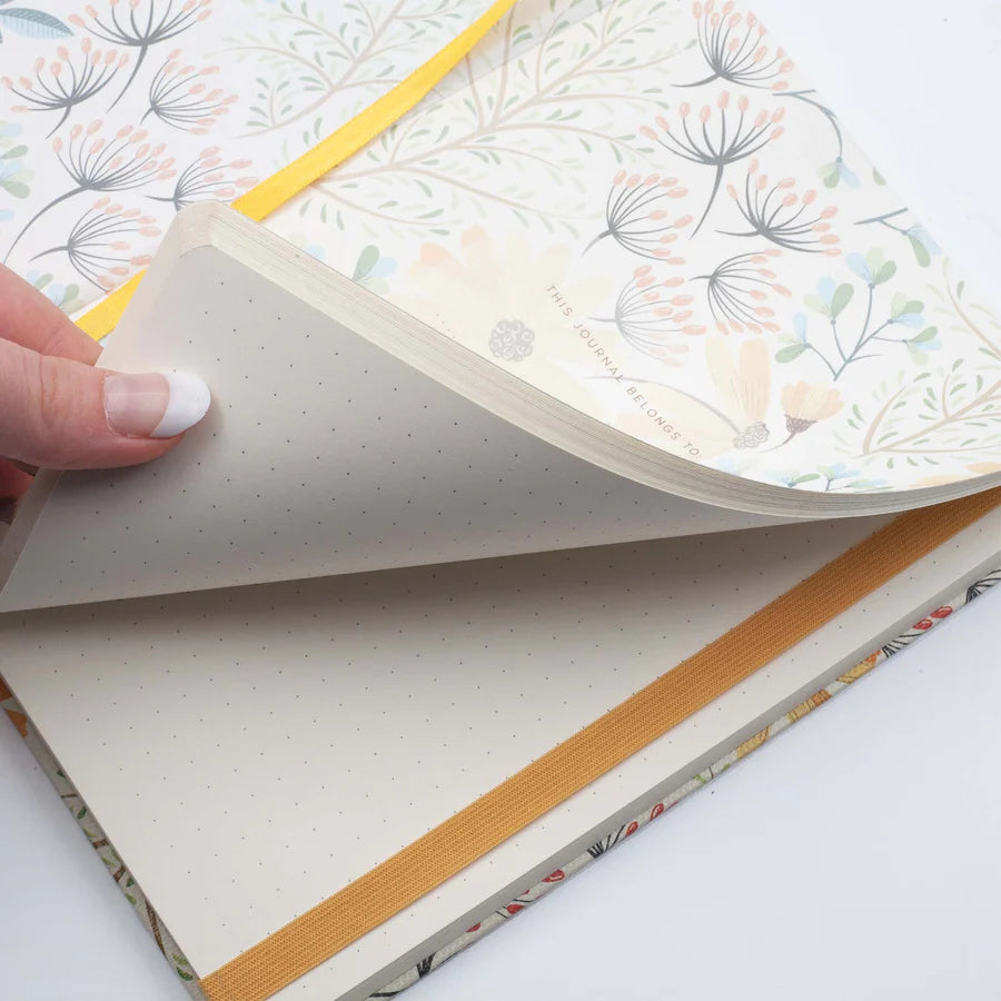 Premium dotted bullet journal 160gsm - Summer garden