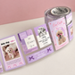 Romanticise life sticker tape roll - Purple