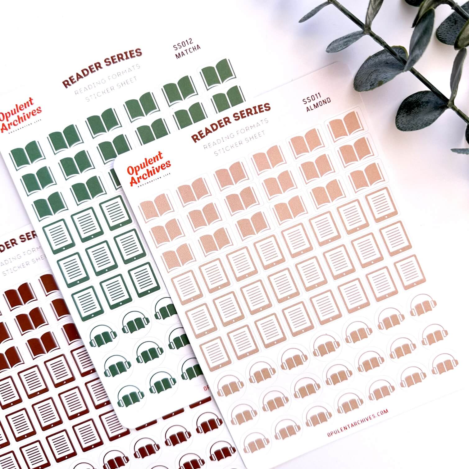 Reader Series Formats Sticker Sheets - Opulent Archives – Bubblegumfringe