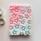 A5 Ruled Plush gradient hardcover notebook