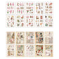 Decorative Paper and Sticker sheet book - Pink florals