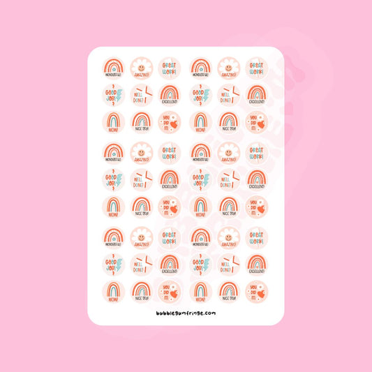 Teacher series - Rewards sticker sheet