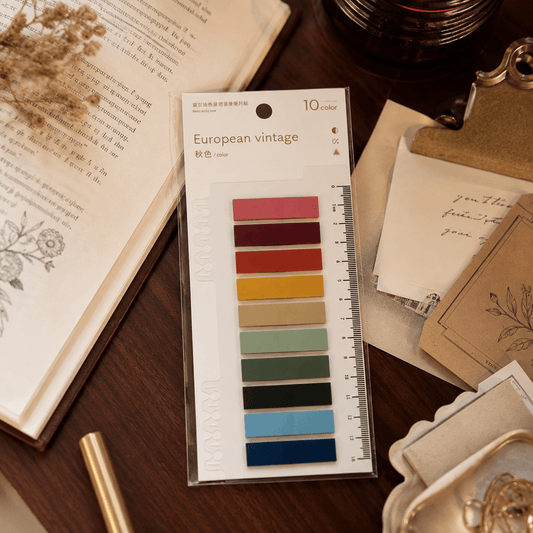 Index sticky tabs - Vintage solid colour