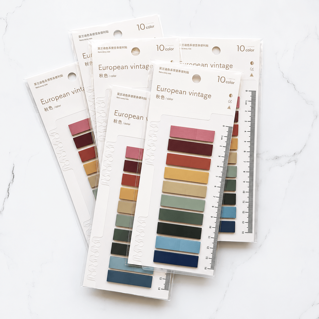 Index sticky tabs - Vintage solid colour