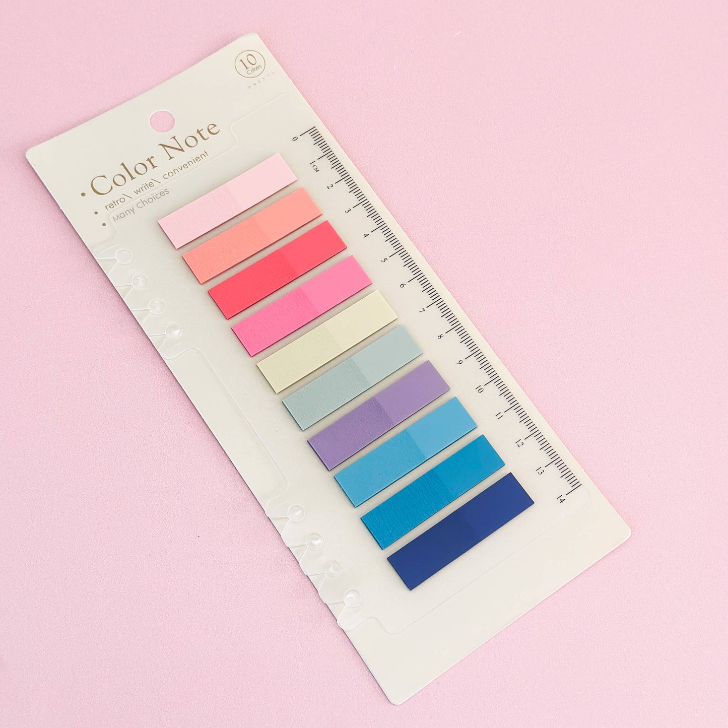Index sticky tabs - Summer colour range