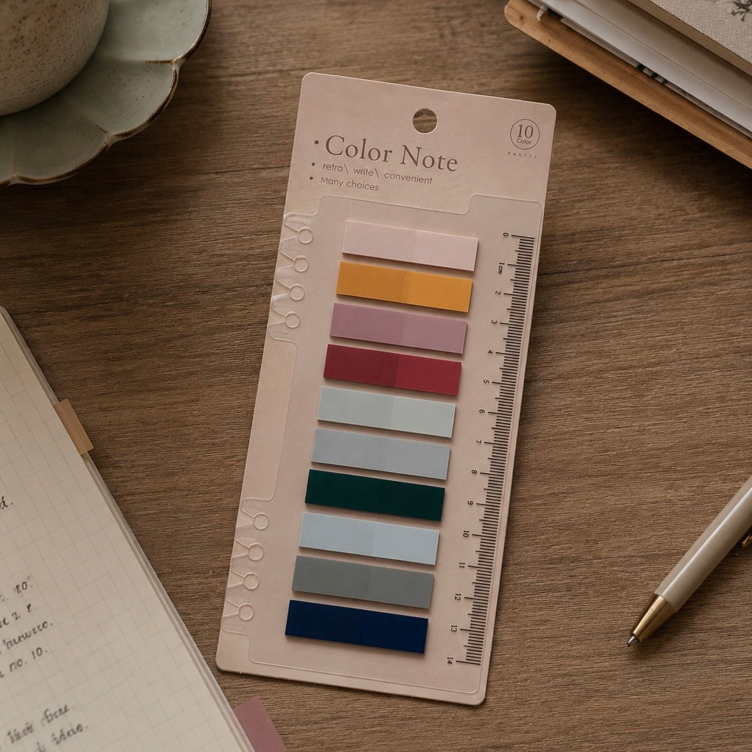 Index sticky tabs - Vintage solid colour 2nd edition