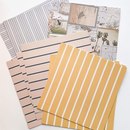 Square decorative paper sets