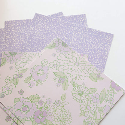 Square decorative paper sets