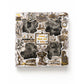 100pcs Vintage sticker sheets box - Monochrome