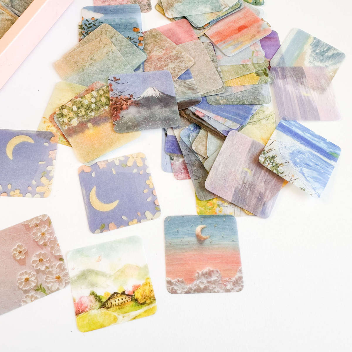 Washi stickers - Oil Paintings