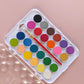 Watercolour paint set with brush