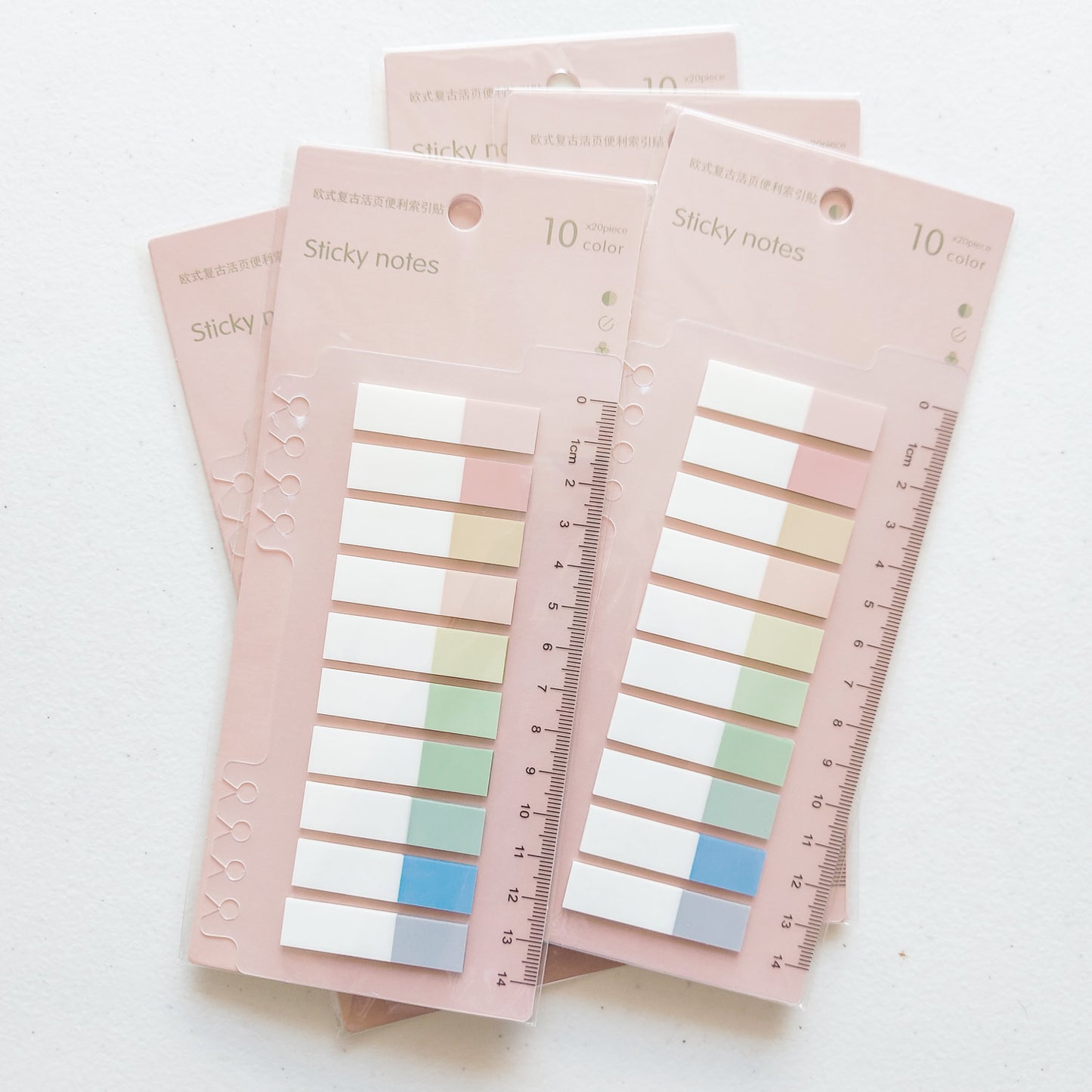 Index sticky tabs - Pastel & white