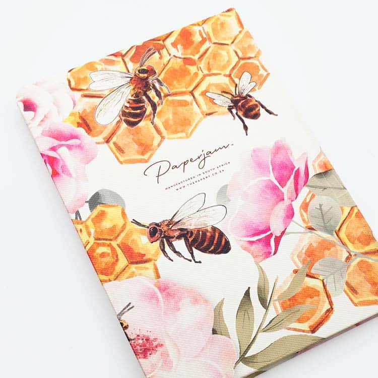 Insect hardcover dot grid journal - Buzzing bees
