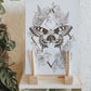 Botanical moth art print