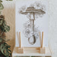Flowershroom art print