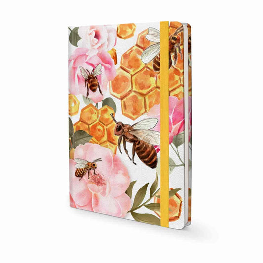 Insect hardcover dot grid journal - Buzzing bees