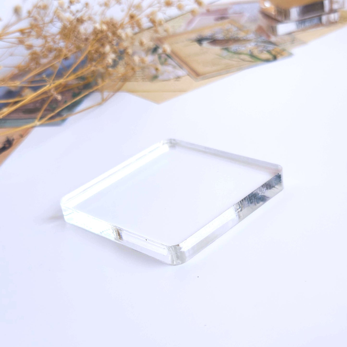 Clear acrylic stamp blocks - Various sizes