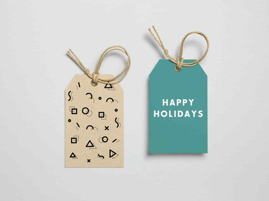 Printable Christmas gift tags (Colour pack)
