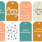 Printable Christmas gift tags (Colour pack)
