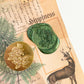 Brass wax seal stamp - Flower