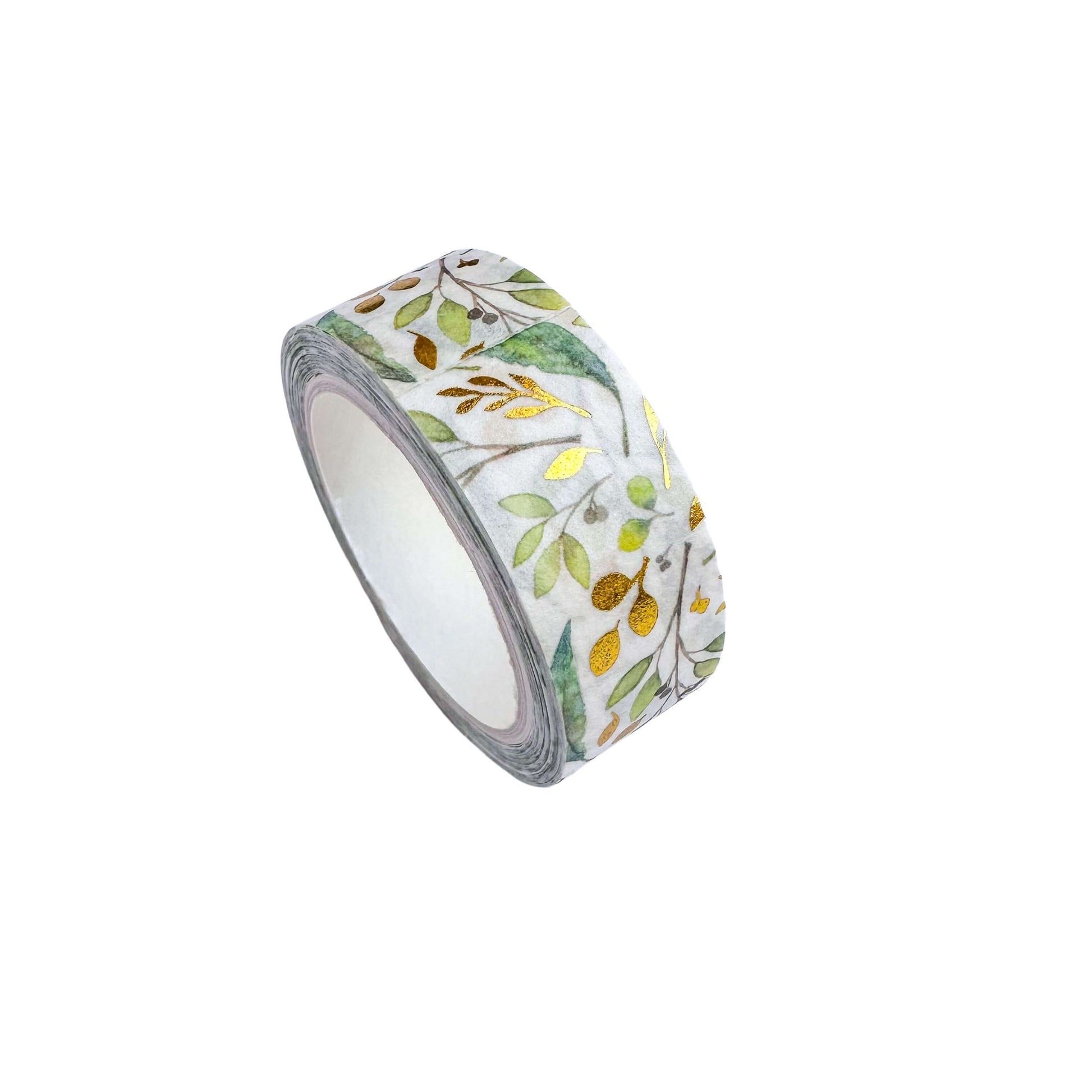 Forest Green Gold Foil Floral Washi Tape – A Jar of Pickles