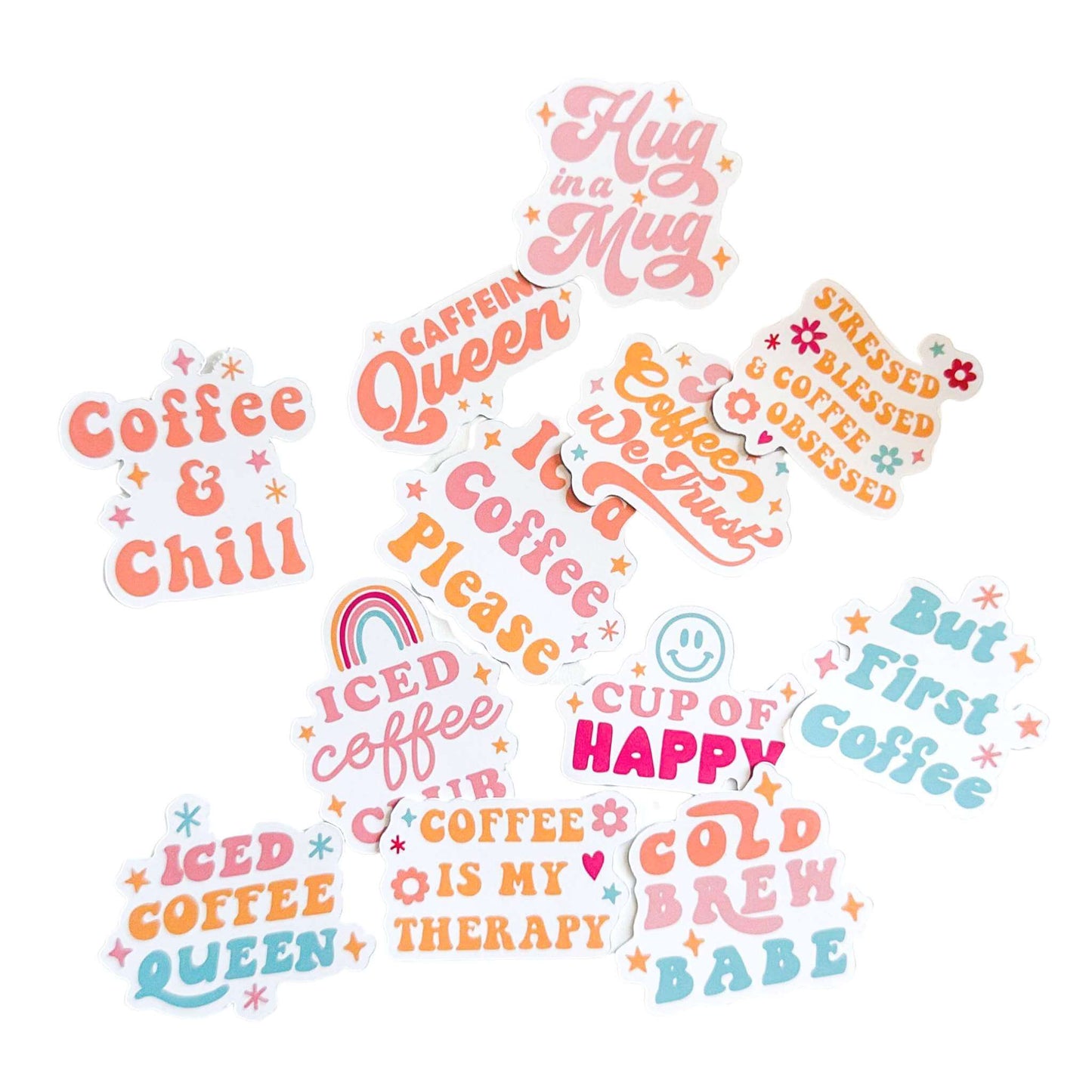 Coffee queen sticker pack