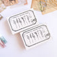 Wooden stamp set - pots & plants