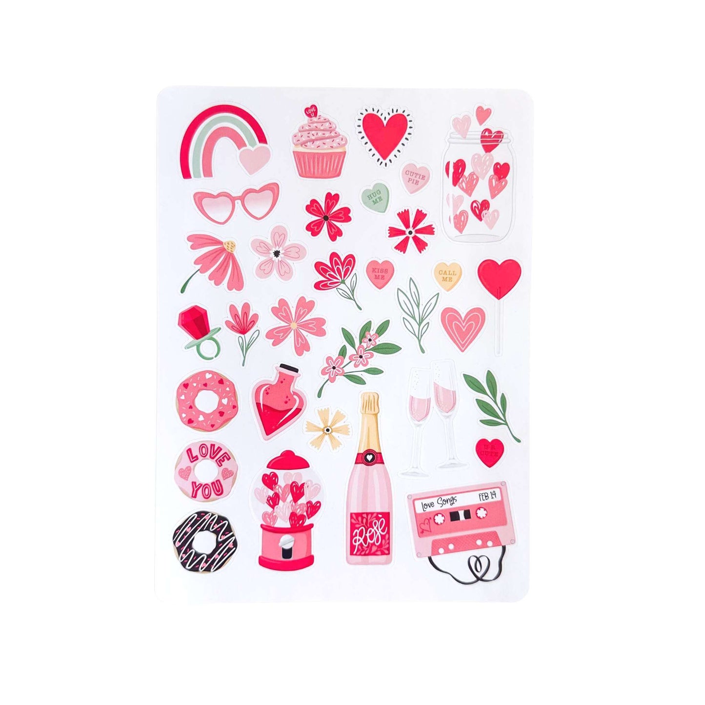 Get planning sticker sheets - Valentines