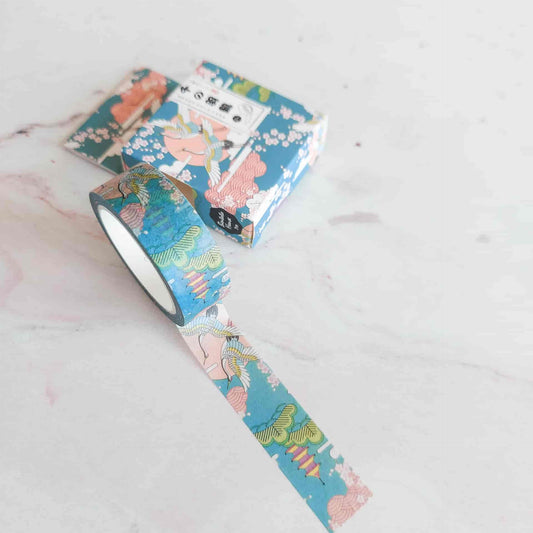 Japanese design washi tape - 7m