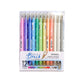 Metallic brush pen set - 12 pcs