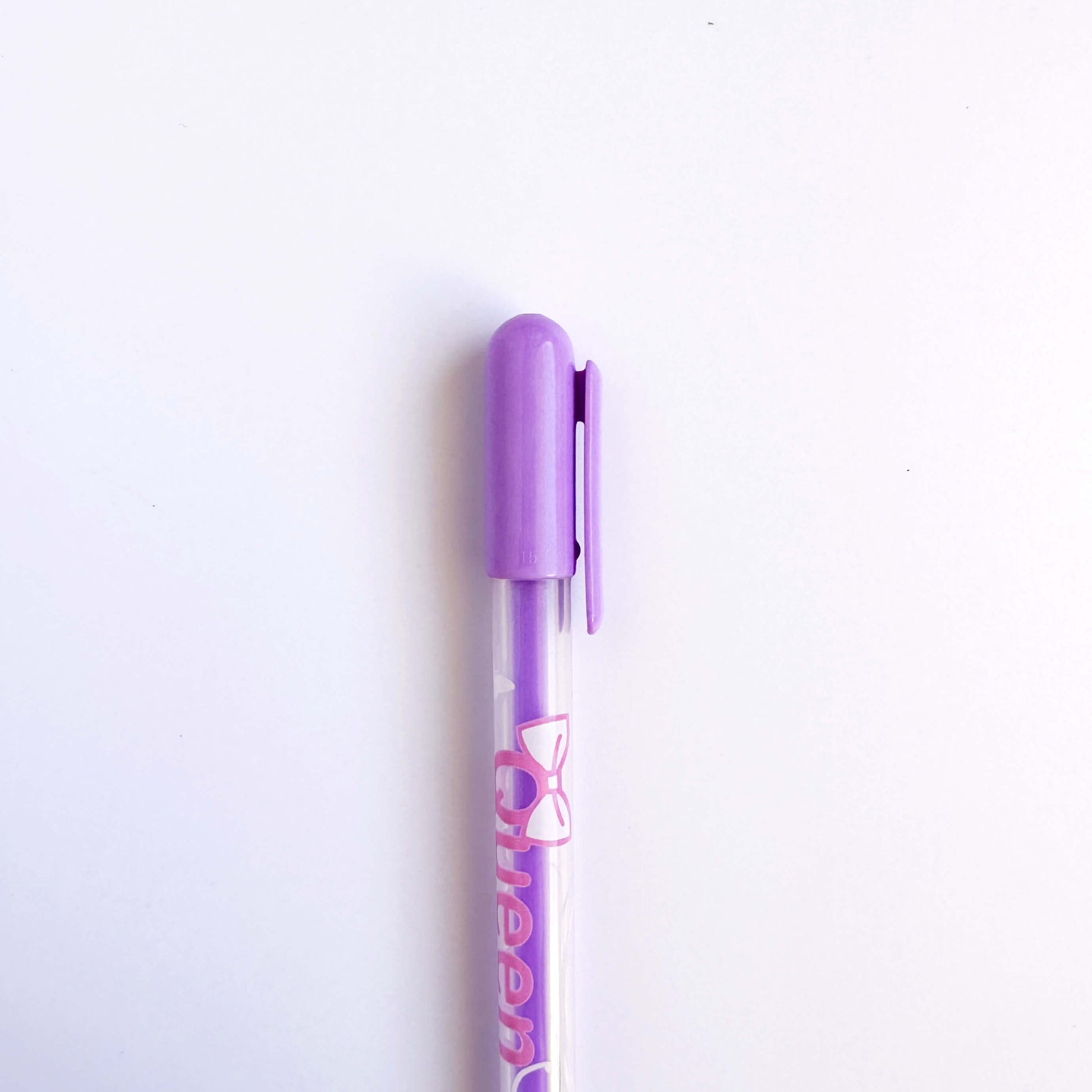 Pentel Milky Brush Pen - Pastel Violet, Opaque Brush Tip For Lettering & Art On Dark Paper