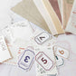 Vintage paper set - red script (30 pcs)