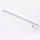 18cm ruler white
