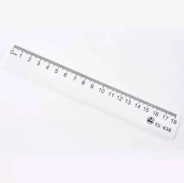 18cm Double-sided ruler – Bubblegumfringe