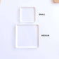 Clear acrylic stamp blocks