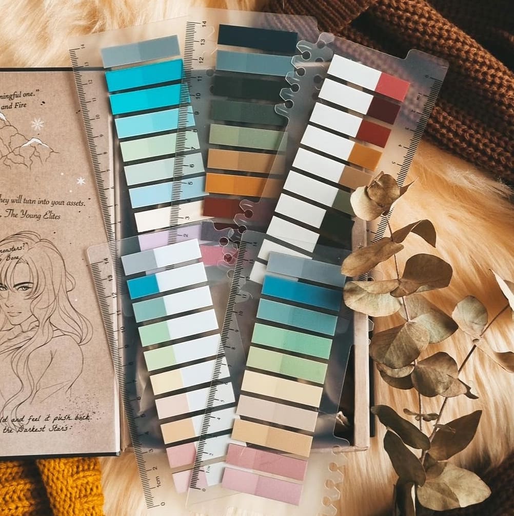 Index sticky tabs Pastel & white Bubblegumfringe