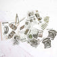 Washi stickers - Vintage typewriter - 40 pcs