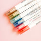 Vintage colours highlighter pack - 6pcs